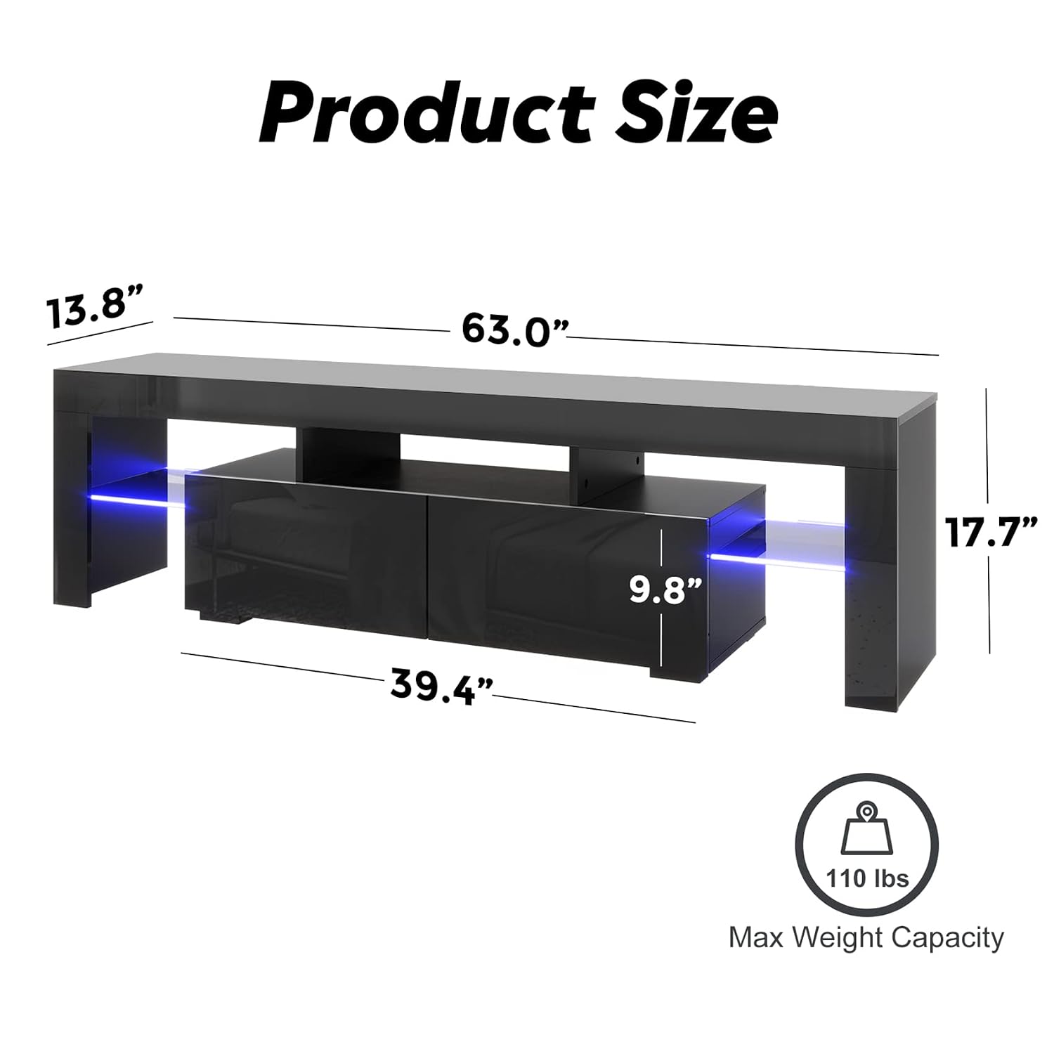 LED-TV-Ständer für 70-Zoll-Fer – Gaming Console Tv Stand Bewertung und Preis