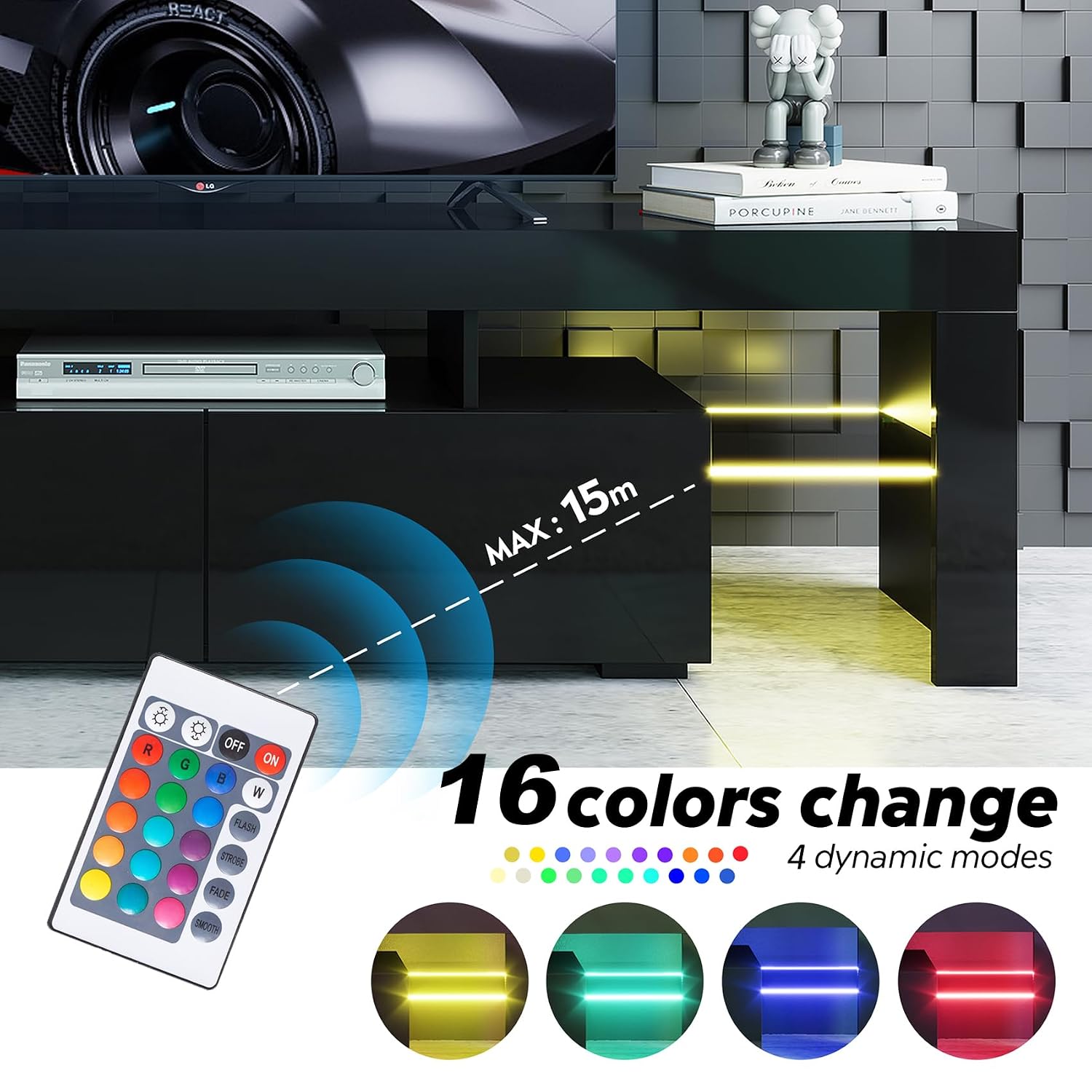 LED-TV-Ständer für 70-Zoll-Fer – Gaming Console Tv Stand Bewertung und Preis