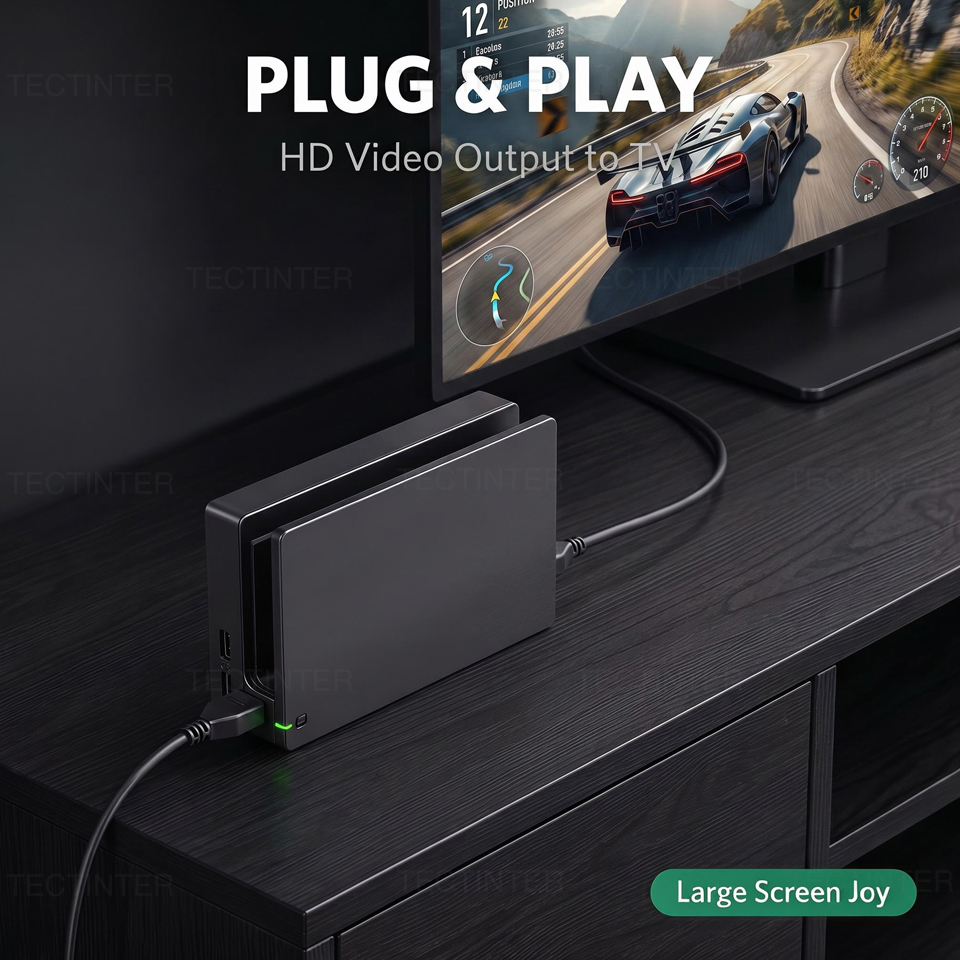 2-in-1 Lade- und TV-Dockingsta – Gaming Console Tv Stand Bewertung und Preis
