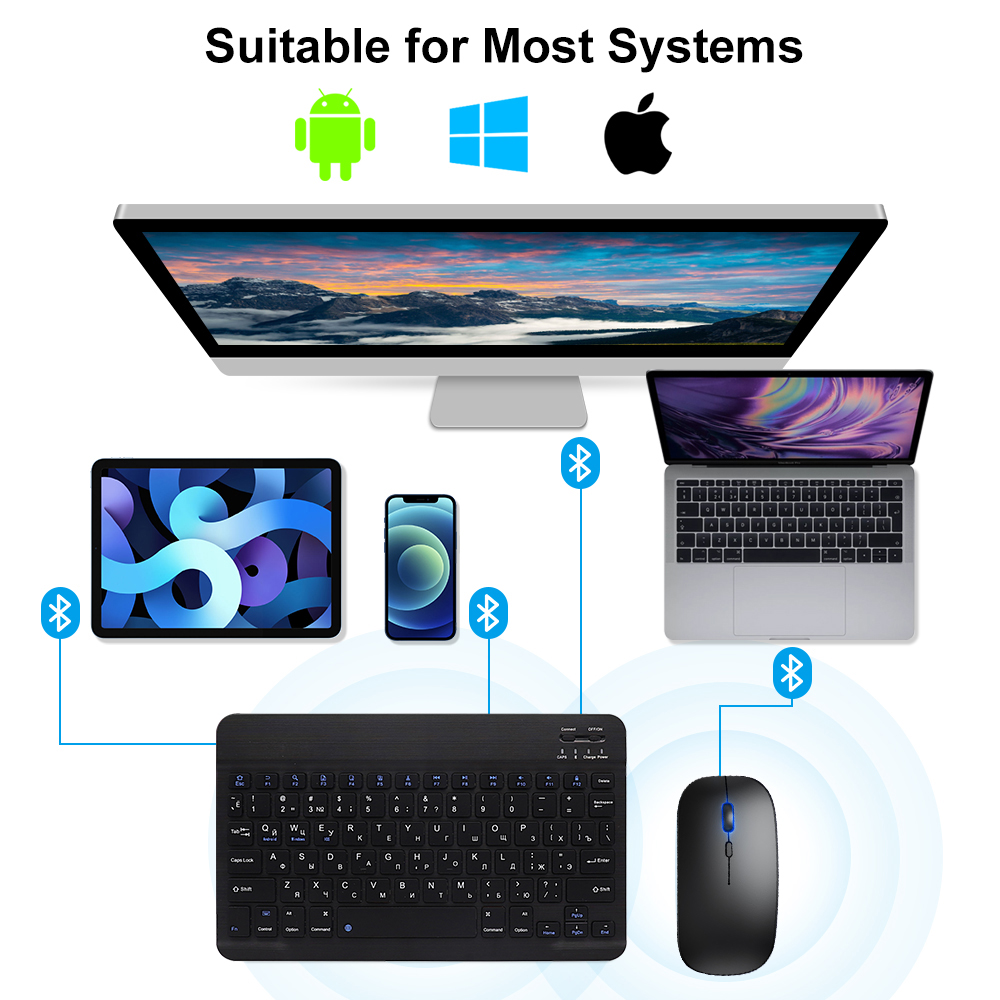 Bluetooth-Tastatur und Maus fü – Gaming Console For Ipad Bewertung und Preis