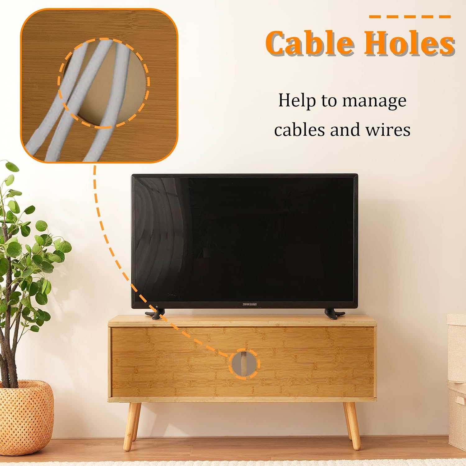 Bambus-TV-Ständer für Fernsehe – Gaming Console Tv Stand Bewertung und Preis